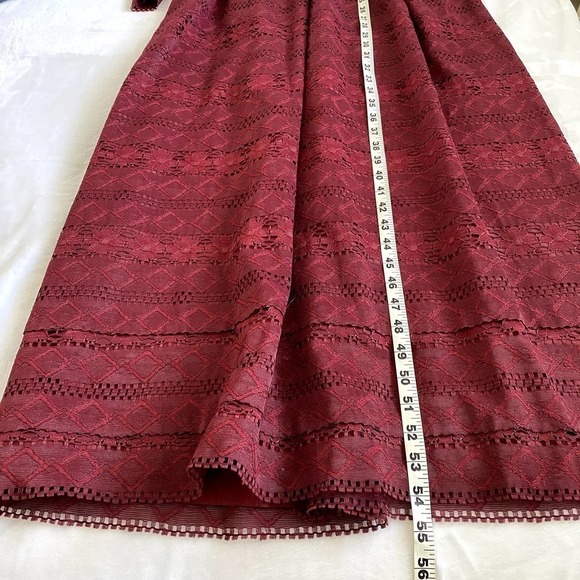 Joy Stevens | Vintage 70s Long Sleeve Lace Maxi Dress | Size: Small (Approx) - Picture 11 of 11